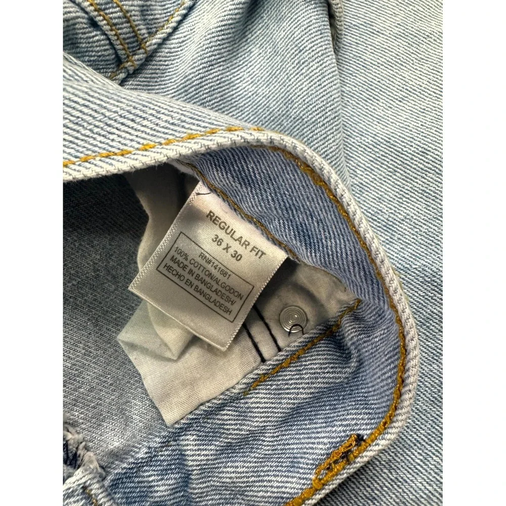 Architect Jean Company Jeans Mens 36 X 30 Blue‎ Denim Regular Fit Straight Leg